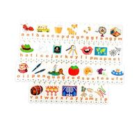 Zxpjkyu Gioco di Ortografia con Lettere Corrispondenti, Puzzle di Ortografia per Giocattoli di Apprendimento Precoce, Divertenti Blocchi di Legno, Vedi Giocat