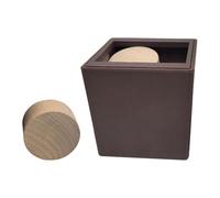 Zxpjkyu Gioco di Puzzle Sensoriale in Legno, Cubo Pensante da Assemblare, Logica per Strutture E Ricerca di Soluzioni, Adatto Ai Bambini, Cerchio