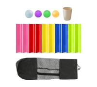 Zxpjkyu Gioco di Team Building con Tubi, con Tubi, attività di Apprendimento di Gruppo con Borsa Portaoggetti E Palline da Golf per Lavorare con I Bambi, 40 cm