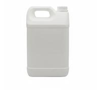 Zxpjkyu Hdpe Contenitore Tanica Recipiente Bottiglia con Forma Rettangolare Salva-spazio Permette Impilamento Efficiente Manico Ergonomico Adatto per Liquidi, Bianco, Cappuccio Antifurto 42MM
