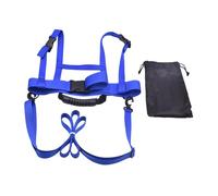 Zxpjkyu Imbragatura da E Snowboard per Bambini, Imbracatura per Allenamento, Imbracatura da Spalla per E Pattinaggio per Bambini, Blu