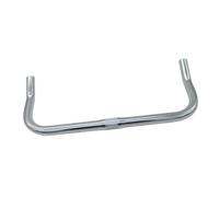 Zxpjkyu Manubrio per Mountain Bike, Manubrio a Corna di Bue, Sostituzione per Manubri da Corsa a Corna di Bue in Lega di Alluminio Leggera E Professionale, Argento Brillante