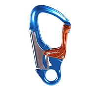 Zxpjkyu Moschettone con Chiusura a Vite in Alluminio, Gancio a Scatto, Fibbia da Arrampicata per Esterni, 30KN, Nuovo, #2