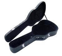 Zxpjkyu Music Case Custodia Chitarra Classica Custodia Rigida Strumento Musicale Accessorio Interno Rivestimento Morbido in Legno per Musicista Trasporto Sicuro Conservazione Domestica, Black