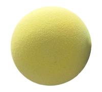 Zxpjkyu Pallina da PU, Silenziosa, Che Riduce Il Rumore E Migliora La Coordinazione Occhio-Mano. Adatta per Campi da Gioco, Famiglie, Giallo