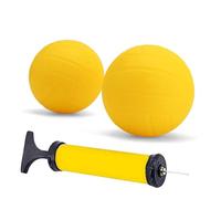 Zxpjkyu Palline di Ricambio con Pompa, Spesse E Rimbalzanti, in PVC, Gonfiabili, per attività di Gioco, Prato, Spiaggia, Cortile, 1x 3.5in And 1x 5in