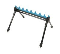 Zxpjkyu Portacanna da Pesca, Portacanna, Attrezzatura da Terra Portatile, Regolabile, Accessori da Pesca, Espositore Telescopico da 2 Pezzi, 8 buche