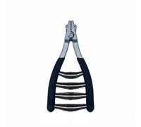 Zxpjkyu Racquet Stringing Clamp Morsetto Stringing Racchetta Strumento Precisione Accessorio Doppia Scanalatura Superficie Antiscivolo Adatto per Sportivi Manutenzione Attrezzi Racket, Nero
