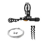 Zxpjkyu Reggisella - Leva - Comando Remoto Regolabile - Accessori per Bicicletta Meccanica - Reggisella - Leva del Cambio per La Guida, Nero 22.2 Mm