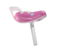 Zxpjkyu Sella per Bicicletta per Bambini, Ricambio per Sellino per Bicicletta per Bambini, Accessori per Sella per Bicicletta, Imbottitura Morbida in Pelle PU, Rosa