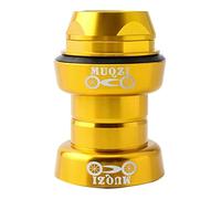 Zxpjkyu Serie Sterzo per Bicicletta Filettata da 25,4", Lega di Alluminio Ad Alta Resistenza, Sostituzione della Serie Sterzo Dell'attacco Manubrio D, Oro