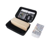 Zxpjkyu Set di 91 Pezzi di Giochi Educativi in Legno, Gioco da Tavolo Portatile, Creativa, Osservazione, Abilità Motorie, Adatto per Amici E Viaggi, 136 Piastrelle a Punti