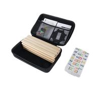 Zxpjkyu Set di 91 Pezzi di Giochi Educativi in Legno, Gioco da Tavolo Portatile, Creativa, Osservazione, Abilità Motorie, Adatto per Amici E Viaggi, 91 Numero di Piastrelle