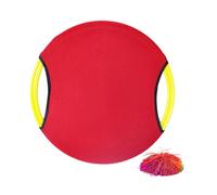 Zxpjkyu Set di Palline da Gioco con Pagaia E Trampolino, per Lanciare E Catturare I Bambini, per Un'interazione Genitori-Figli, per Giocare con Palline da, Rosso