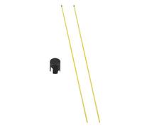 Zxpjkyu Set per La Pratica del Golf, Guida All'allineamento per Migliorare Il Tuo Gioco, Giallo