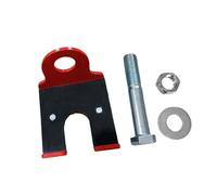 Zxpjkyu Supporto per Bilanciere Singolo per Supporti per Piana, Adatto per Bilancieri da 26 Mm, Salvaspazio, per Il Garage, Rosso con Nylon