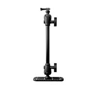 Zxpjkyu Supporto per Telecamera in Alluminio per Kayak, Supporto per Palo per Sport Acquatici, Grande