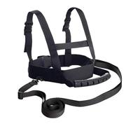 Zxpjkyu Tracolla per Imbracatura da per Bambini con Guinzaglio di E Maniglia Un Aiuto per L'apprendimento del Controllo della velocità, Nero