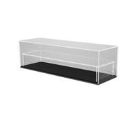 Zxpjkyu Vetrina Espositiva per Modellini Auto Custodia Trasparente Acrilica Espositore Protettivo Collezioni Organizer Miniature Adatta per Negoz, 2 Strati
