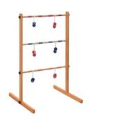 ZXQVLMRS Gioco da golf a scala in legno di pino, gioco da lancio per giardino e campeggio, include 6 paia di palline da lancio e borsa per il trasporto