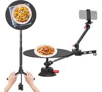 ZXSYYDS Kit Piattaforma Girevole per Video a 360 Gradi, Palco di Ripresa Panoramico Regolabile, Stabilizzatori Video Professionali, Piattaforma Girevole per Videomaker E Videografi
