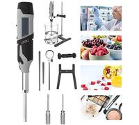 ZXSYYDS Omogeneizzatore Disperdente Ad Alta velocità, Emulsionatore Disperdente da Laboratorio, velocità Regolabile,per Tessuti Animali, Alimenti, Medicinali, Cosmetici,Charge-10mm+6mm