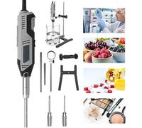ZXSYYDS Omogeneizzatore Disperdente Ad Alta velocità, Emulsionatore Disperdente da Laboratorio, velocità Regolabile,per Tessuti Animali, Alimenti, Medicinali, Cosmetici,Plugin-10mm+8mm