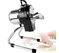 ZXSYYDS Tritaverdure Elettrico, Affettaverdure Professionale con Spessore Regolabile da 1 a 5 Mm,Tagliaverdure Multifunzione a 6000 Giri/Min per Peperoncino, Cipollotto E Sedano,110CL
