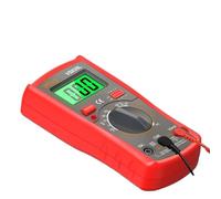 ZXTIIEUF 1 pz Multimetro Digitale Automatico 1999 conteggi Tester di Tensione AC/DC Automatico Ohm Corrente Amperometro Rilevatore Strumento(Rot)