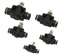 ZXTIIEUF 10 Pezzi Molto Pneumatici rapidi raccordi in plastica Tubo Pneumatico da 12 mm One Touch SU-12 valvola a Farfalla for Pipeline