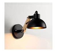 ZXTIIEUF Lampada da Parete Moderna Contratta Originalità Corridoio Studio Camera Letto Testata del a LED Arte in Ferro Legno telescopica a Sospensione Plafoniere