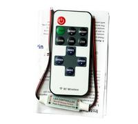 ZXTIIEUF Mini Controller dimmer Singolo a 3 Pulsanti Adatto for Strisce LED 5050 3528 3014 2835 12V 24V(11 Key 2Pin)