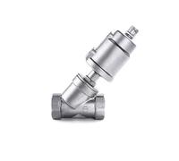 ZXTIIEUF Serie DN, Filettatura Interna pneumatica a Y, Resistente alle Alte Temperature e alla corrosione, sede angolare.(Dn20 Stainless Steel)