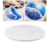 ZXWAMZ Stampo Grande In Resina Epossidica Per La Produzione Forma Rotonda In Silicone Per Sottobicchieri Stampo Rotondo Coaster Box Stampo In Silicone Grande In Resina Per Sottobicchieri