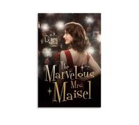 ZXXSCPCB Poster su tela con film e serie TV The Marvelous Mrs. Maisel, decorazione artistica da parete per camera da letto, 50 x 75 cm, senza cornice