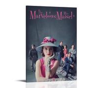 ZXXSCPCB Poster su tela, motivo: The Marvelous Mrs. Maisel, film e serie TV, decorazione artistica da parete, per camera da letto, 30 x 45 cm, con cornice