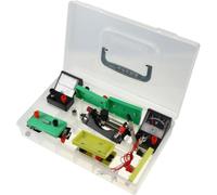 ZXYHLLGK Kit for esperimenti di Base su circuiti ed elettromagnetismo, apparato Iniziale for Laboratorio di Fisica for la Ricerca su circuiti paralleli in Serie con Custodia Rigida