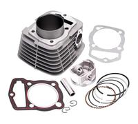 ZXYIWSDF Moto Testata del Cilindro Compatibile con FTR223 FTR230 2003 2004 2005 65,5 Mm Kit Guarnizioni Testata Cilindro Pneumatico per Motocicletta Parte Motore 13011-KFB-305
