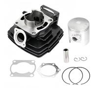 ZXYIWSDF Moto Testata del Cilindro Compatibile con per DT125 1974 1975 1976 1977 1978 1979 1980 1981 Kit Guarnizioni Base Testa Cilindro Pistone Manicotto Cilindro Moto da 56 Mm