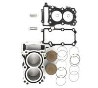 ZXYIWSDF Moto Testata del Cilindro Compatibile con per MT03 2020 2021 2022 2023 2024 68MM Moto Cilindro Pistone Fasce Guarnizione Testa Base Cilindro Blocco Accessori