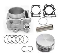 ZXYIWSDF Moto Testata del Cilindro Compatibile con per Raptor 660 2001 2002 2003 2004 2005 Kit Guarnizione Cilindro Pistone estremità Superiore Motore Motocicletta Cilindro Aria Blocco Pistone