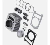 ZXYIWSDF Moto Testata del Cilindro Compatibile con per TTR125LE 2011 2012 2013 2014 2015 2016 2017 57MM Alesaggio 150CC Motocicletta Cilindro Pistone Guarnizione Kit Motore Barilotto Cilindro Blocco