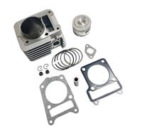 ZXYIWSDF Moto Testata del Cilindro Compatibile con per YBR125 TTR125 62 Mm Moto Cilindro Albero A Camme Pistone Kit Cilindro Blocco Fasce Pistone Testata Guarnizione Base