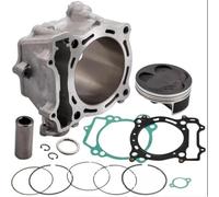 ZXYIWSDF Moto Testata del Cilindro Compatibile con per YFZ450 2004 2005 2006 2007 2008 2009 95MM Cilindro Motore per Moto Blocco Cilindro Pneumatico Anello Pistone Guarnizione Base Testa
