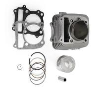 ZXYIWSDF Moto Testata del Cilindro Compatibile con Suzuki per DR200SE 1996-2013 per SX200R 1985-1990 1986 1987 1988 1989 Kit Guarnizione Pistone Testa Cilindro Moto 66mm