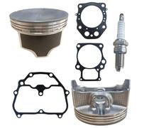 ZXYIWSDF Moto Testata del Cilindro Compatibile con TRX520 2020 2021 2022 2023 2024 520CC Kit Guarnizioni Cilindro Pistone 96MM Parte Motore Moto Testata Cilindro Blocco Cilindro