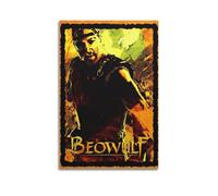 ZXYYHBG Beowulf - Poster decorativo da parete su tela, stampa moderna, per camera da letto, 50 x 75 cm