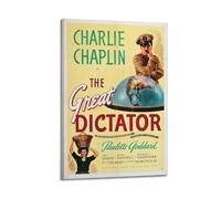 ZXYYHBG Poster decorativo da parete del film The Great Dittator, stampa artistica su tela, poster decorativo moderno per camera da letto, 60 x 90 cm