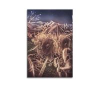 ZXYYHBG Poster decorativo da parete su tela, motivo: La furia dei Berserkers, poster decorativo moderno per camera da letto, per camera da letto, 20 x 30 cm