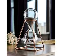 ZXZH Clessidra Clessidra Clessidra Timer Clessidra in Ottone Clessidra in Metallo Timer casa, scrivania, Souvenir Decorazione dell'ufficio Regalo Creativo Unico Clessidra 30 Minuti